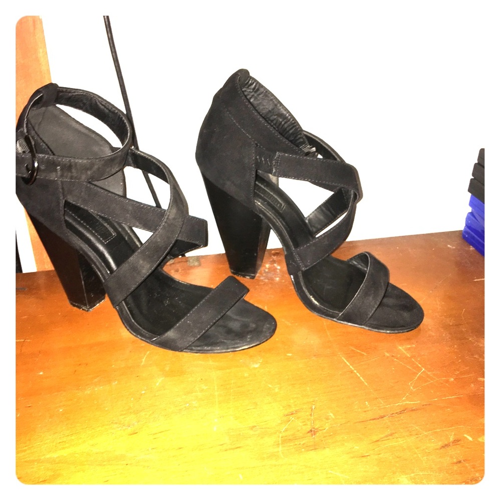 Black heels